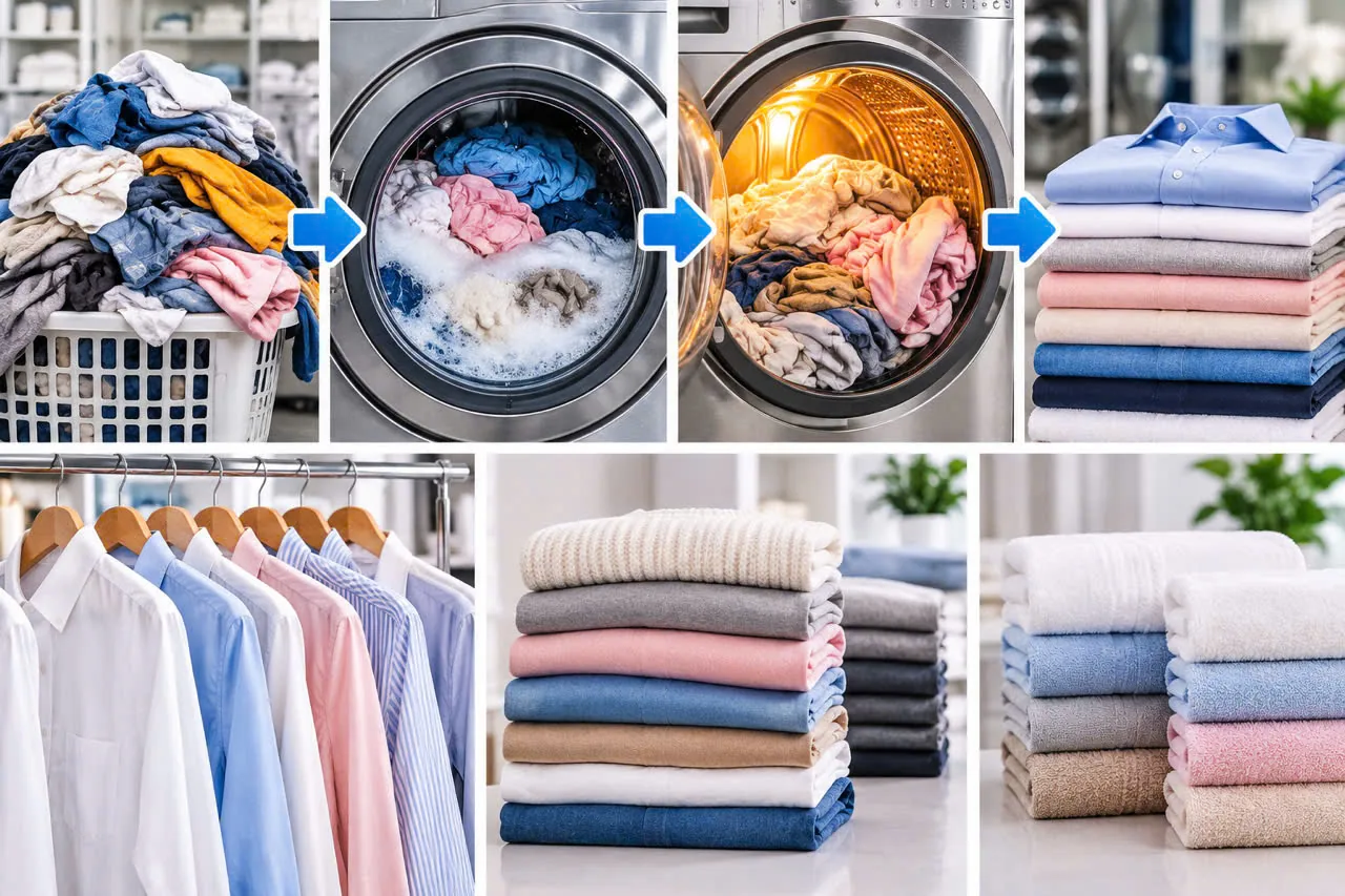 Giặt sấy quần áo